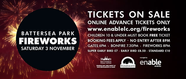 Battersea Park Fireworks - Get Your Tickets here 