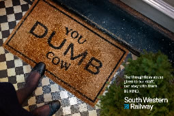 Train Company Highlights Abuse of Staff in Ad Campaign