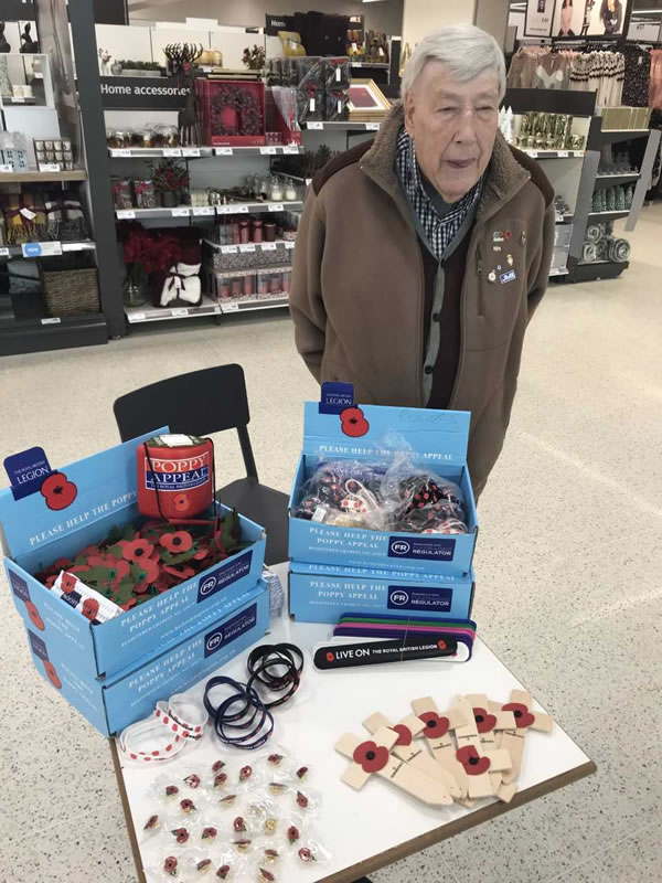 Poppy Appeal At Sainsbury's Nine Elms 