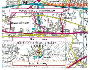 THIRD RUNWAY THREATENS 