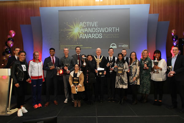 The winners of the Active Wandsworth Awards 2019 