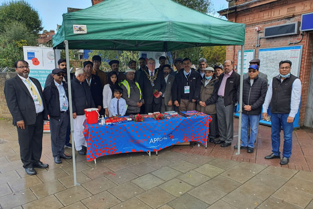 Poppy Appeal Collection 2021 - Charity Walk for Peace