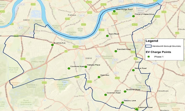 More Electric Vehicle Charging Points Being Installed In Wandsworth and Putney 
