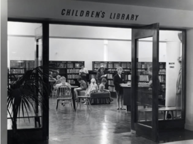 Roehampton Childrenâ€™s Library in the early 1960s. Picture: Wandsworth Heritage Service