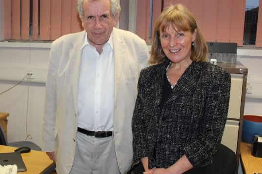 Martin Bell and Miss Helen Witherow, Consultant Oral and Maxillofacial Surgeon