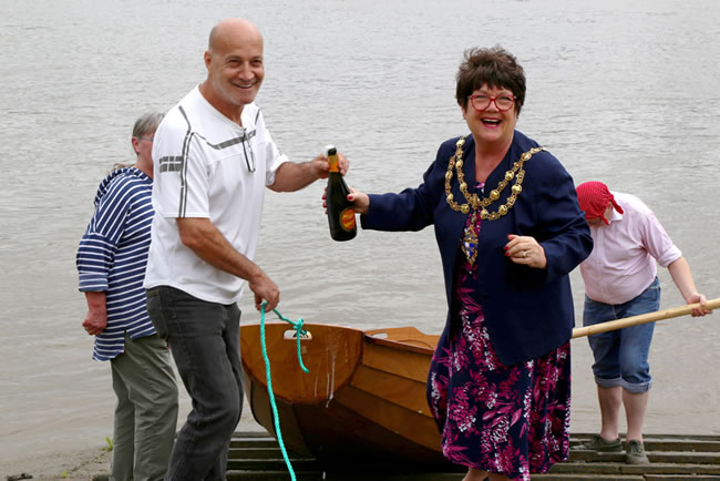 HMS Battersea Men's Shed launches following a three year build in Wandsworth and Putney