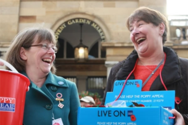 Poppy Appeal collectors 