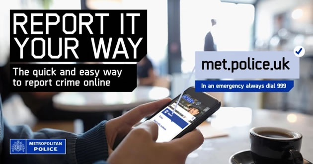 Metropolitan Police Launch New Online Crime Reporting Service