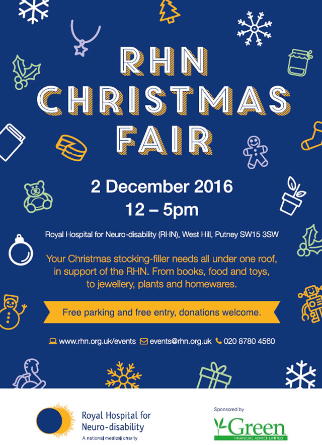 Royal Hospital for Neuro-disability Christmas Fair