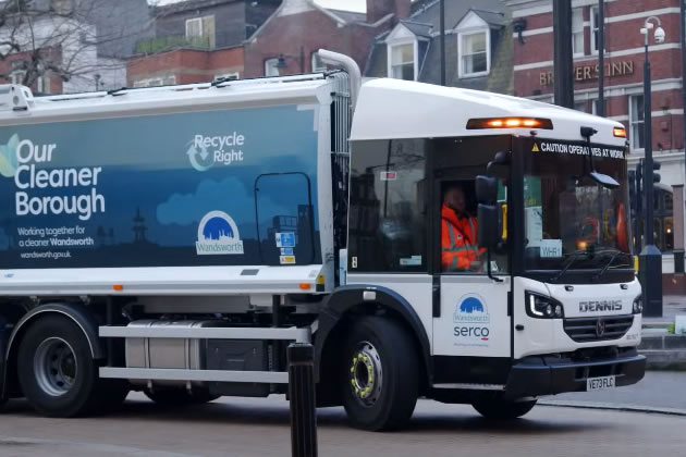 New bin lorries are also about to be brought into service in Wandsworth 