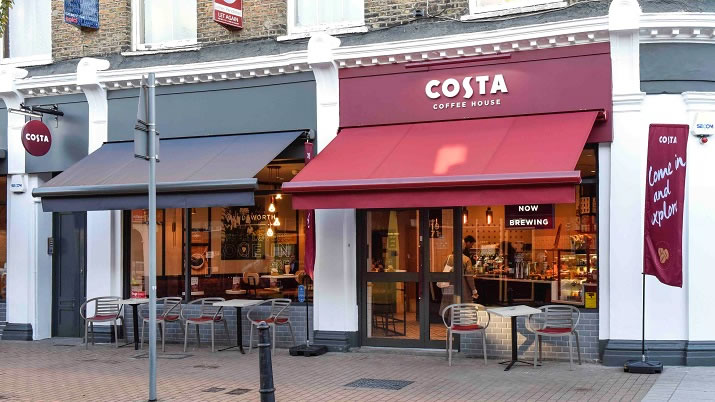 Prosecco And Avocado Toast Served At New Posh Costa Wandsworth 
