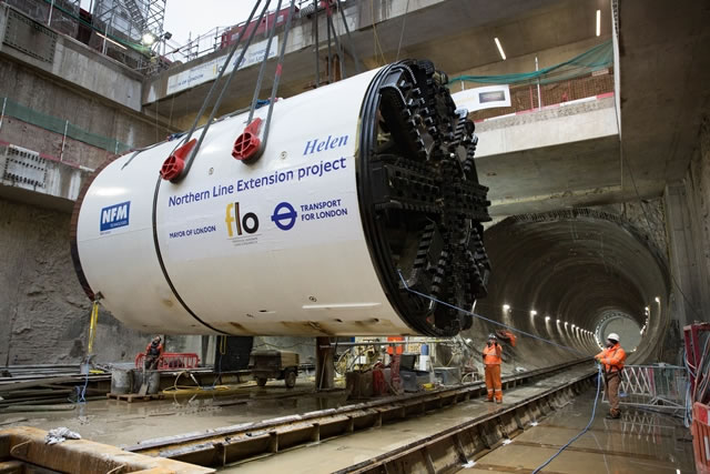 Northern Line Extension Now Made It As Far As Nine Elms  