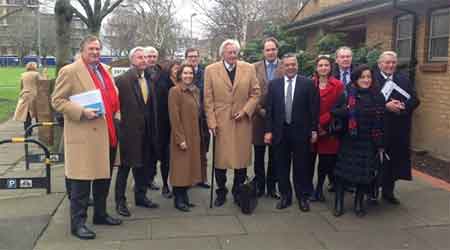 Michael Heseltine in Battersea