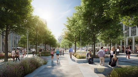 UK's Largest Sustainable Urban Drainage Network For Nine Elms 