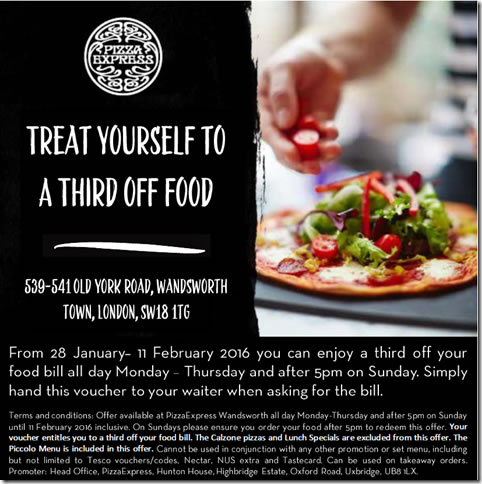 Pizza Express Voucher