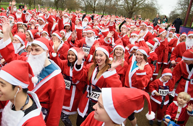 Join The Santa Dash For Great Ormond Street  In Wandsworth