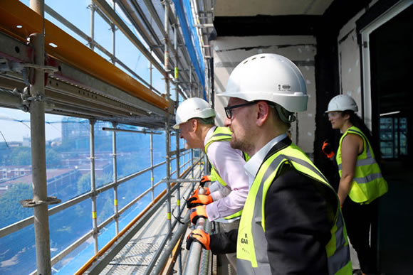 Topping Out Milestone For Winstanley and York Road Regeneration 