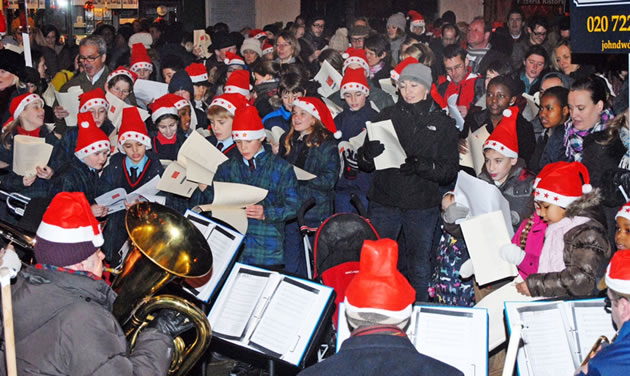 Christmas celebrations in Wandsworth SW18