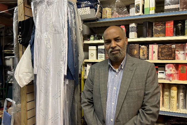 Abdiweli Hassan, 53, on Battersea High Street