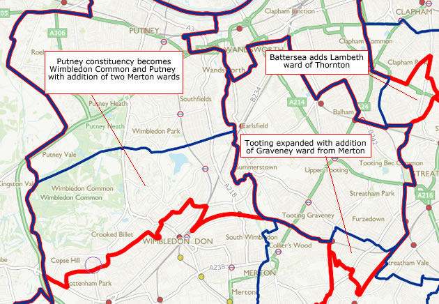 Boundary Commission Proposes Larger Constituencies For Wandsworth 