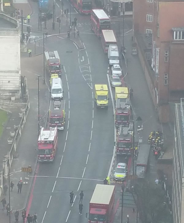 Emergency services attend 'chemical incident' in Wandsworth