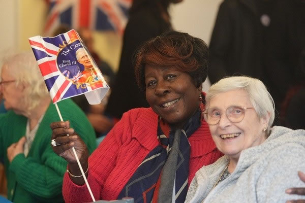 Celebrations in Carey Gardens, Battersea