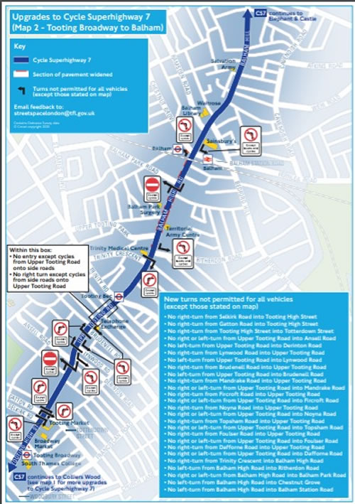 Major Temporary Upgrade for Cycle Superhighway 7