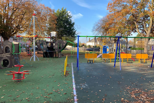 Parents From Earlsfield Come To Swaby Gardens With Their Children After School
