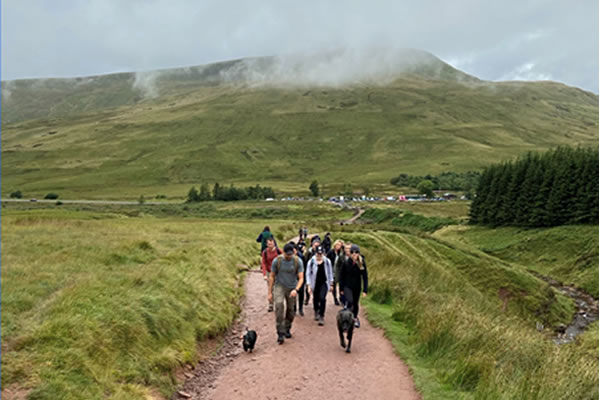 Guts and Glory members on an earlier trek 