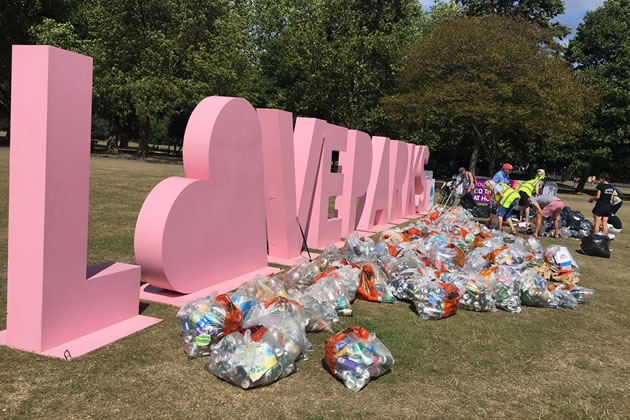 Regular litter pick-ups keep the Common looking well cared for