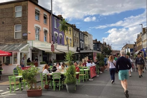 Northcote Road buzzing when closed to traffic 