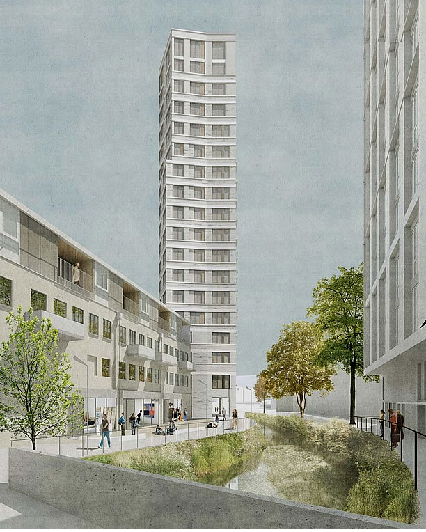 An artist’s impression of Wandsworth Tower. Picture: Baylight Properties