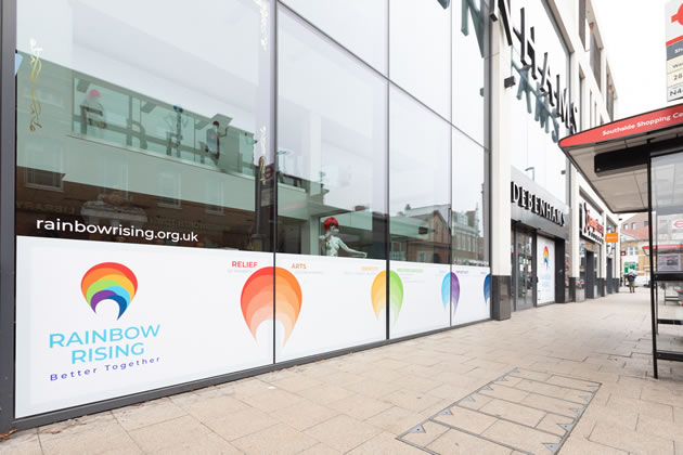 The Rainbow Rising initiative at the former Debenhams site