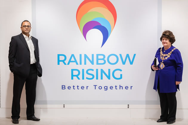 Rainbow Launch With Mayor Of Wandsworth and Shaylesh Patel