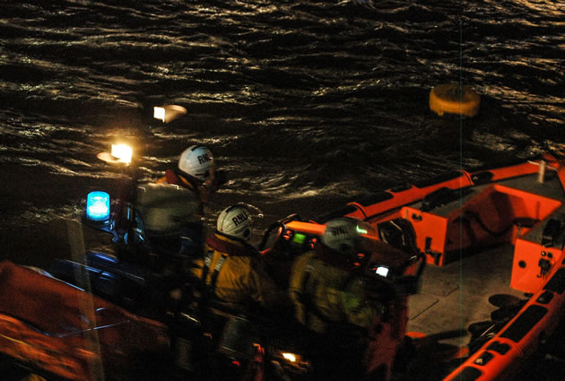 Lifeboat night rescue (library photo from RNLI)