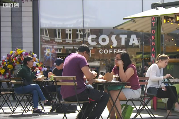 Costa Coffee allegedly complained about the stalls to the landlord 