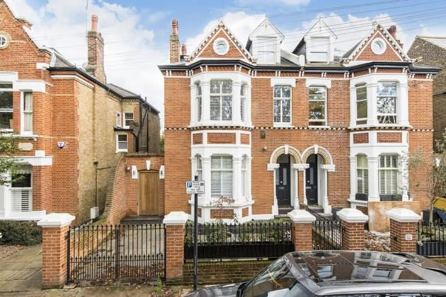 A semi-detached house on Dorlcote Road went for £4,375,000